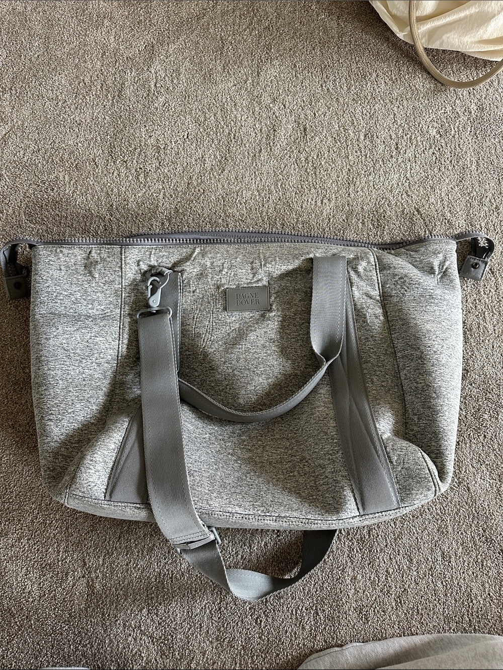 Dagne Dover Grey Heather Tote Bag